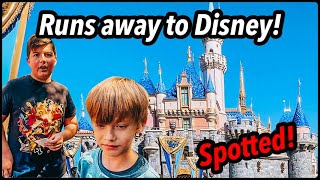 Kid skips school and goes to DISNEYLAND! | Oh Shiitake Mushroom Collab