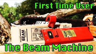 Mill Lumber w/ a Chainsaw and The Beam Machine  1st Time (Frugal Fridays)