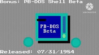 Another Extra Bonus for the Progressbar95 Band: PB-DOS Shell Beta