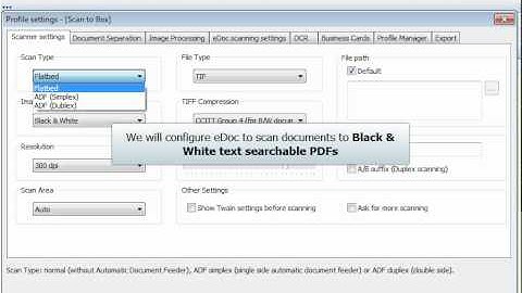 eDoc Quick User Guide : How to scan documents