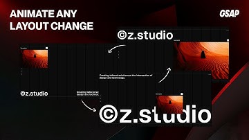 Smooth Layout Transitions with GSAP FLIP Plugin | GSAP Tutorial