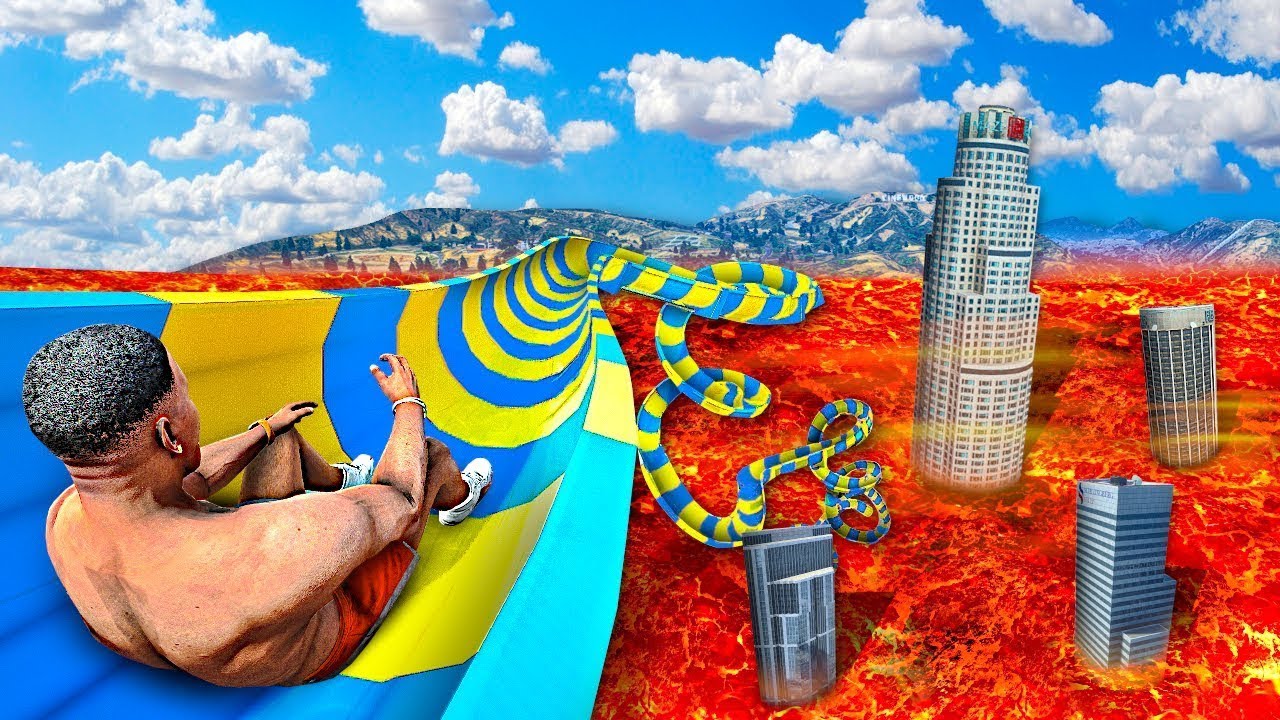 Die VERRÜCKTESTE WASSERRUTSCHE in GTA 5!