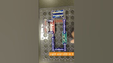 Light and LED connection in parallel