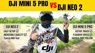 DJI Neo 2 vs Mini 5 Pro Off-Road follow activetrack quicktest!👉