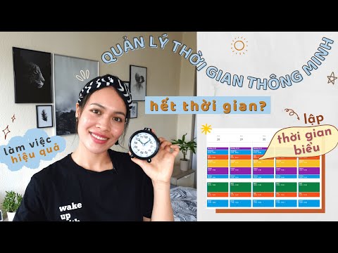 Video Bí quyết QUẢN LÝ THỜI GIAN thông minh. Học và làm việc... - youtube
