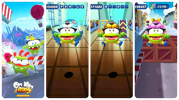 Om Nom Run Gameplay Zac Ton vs Zac Zim vs Zag Meg