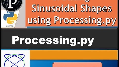 Generative Art Basics: Drawing animated Sinusoids in Processing.py