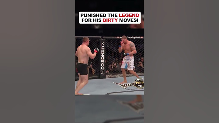This Fighter Punished the Legendary Mirko Cro Cop For His Dirty Moves!