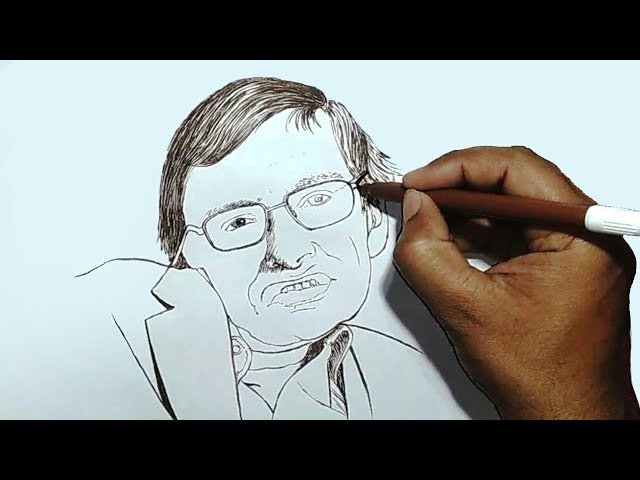 Stephen Hawking Pencil Drawing by mubarakleo on DeviantArt