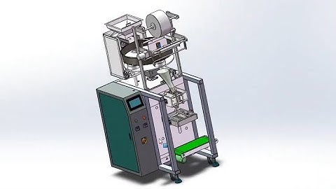 Four-side sealing vertical packaging machine#3Dmodel#design#0001#mechanical