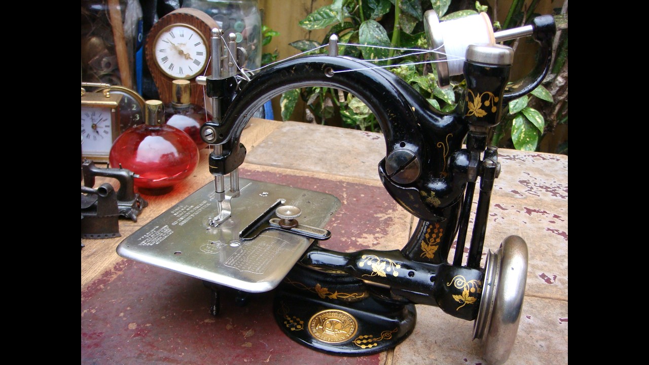その他 Antique Sewing Machine Wilcox & Gibbs Old Vintage Antique Sewing Machine Wilcox Willcox & Gibbs For
