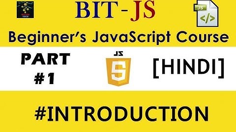 [HINDI] BIT-JS Beginner