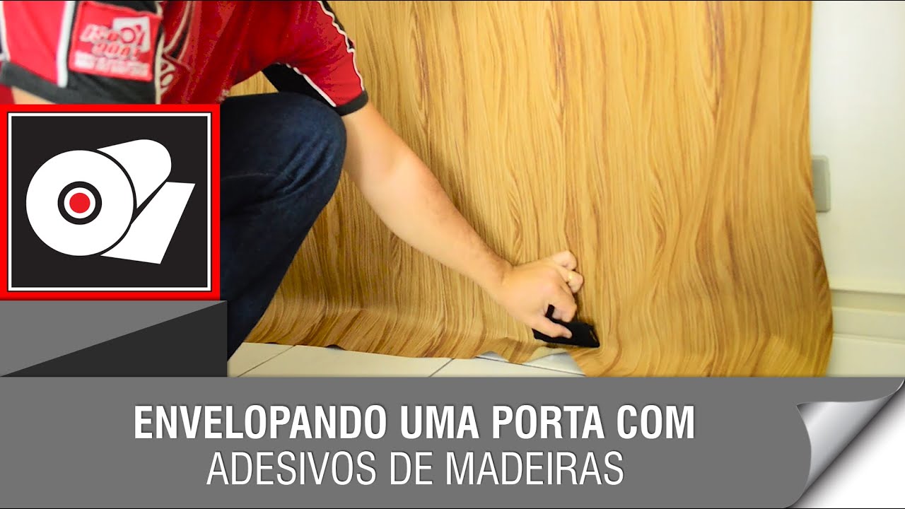 Renovando uma porta com adesivo de madeira YouTube Adesivo De Natal Para Imprimir ~ Renovando uma porta com adesivo de madeira YouTube