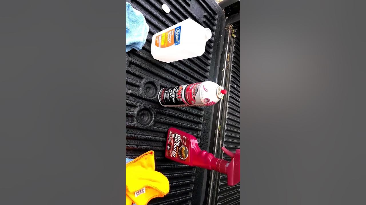 Removing tree sap with 91 Isopropyl Alcohol YouTube