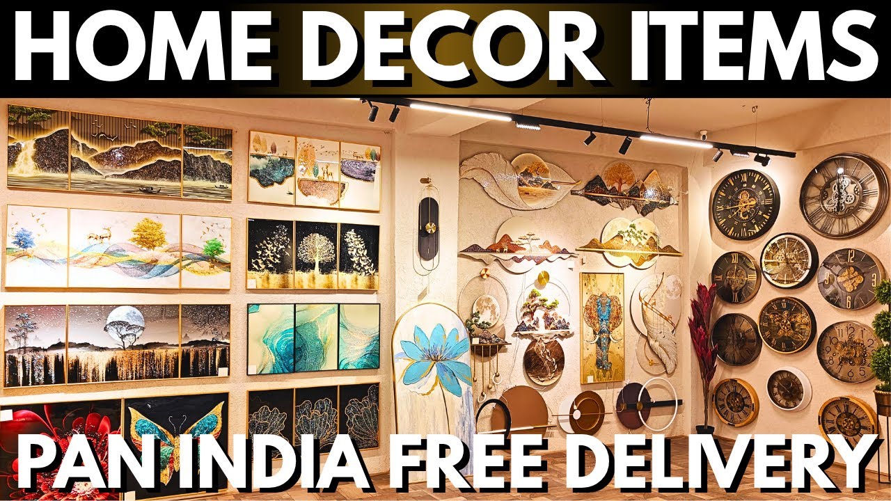 Home Decor Products Collection on Huge Discount Imported Wall Clocks Paintings Metal Art 