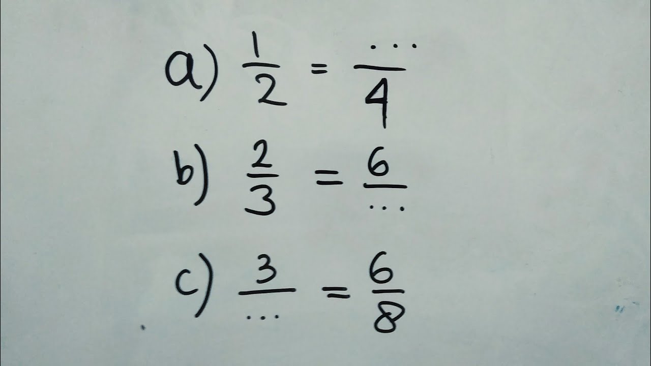 Pecahan 36/48 senilai dengan