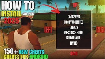 CLEO CHEATS FOR GTA SAN ANDREAS ANDROID | HOW TO INSTALL CLEO MENU IN GTA SAN ANDREAS ANDORID | LAXU