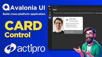 Avalonia Tutorial: Implement Card Control with MVVM | ActiPro Controls | Cross Platform