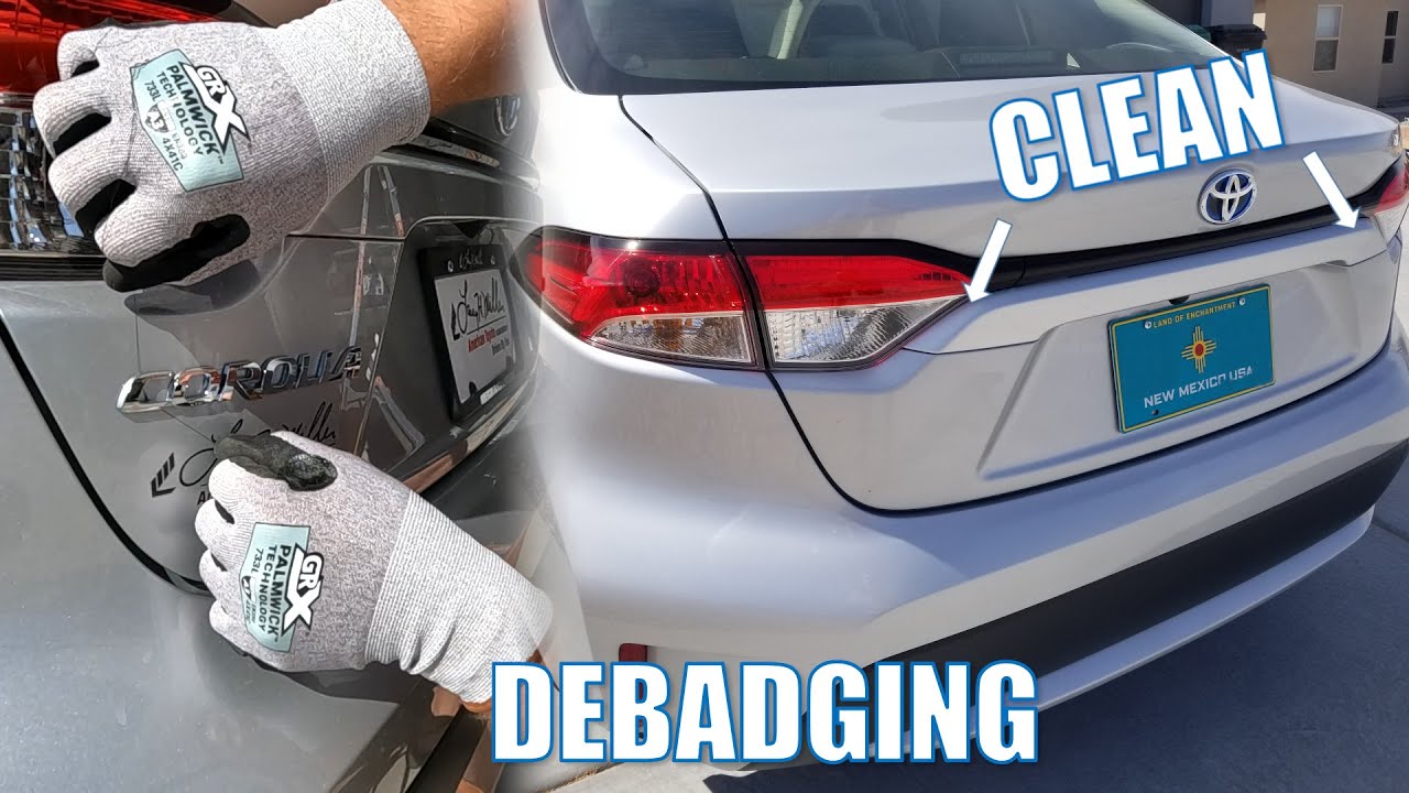 Debadge Your Car! Remove Those Pesky Dealer Stickers! YouTube