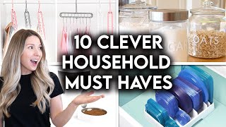 10 CLEVER HOUSEHOLD PRODUCTS YOU DIDN'T KNOW YOU NEEDED!