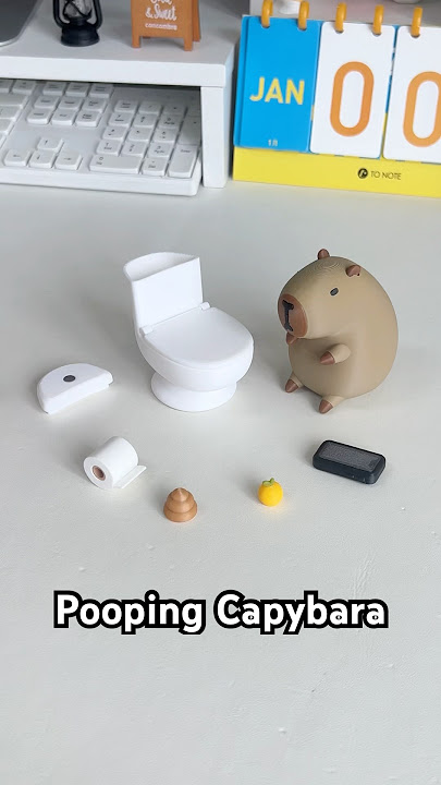 Pooping Capybara #capybara #toys #ornaments #creative #gift #shit #poop #cute #funny