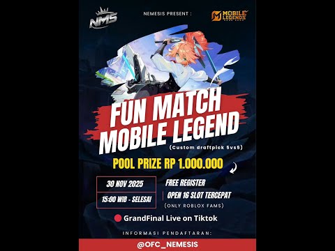 FUN MATCH MOBILE LEGEND PRESENT NEMESIS