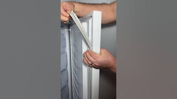 Fix Back Fridge Seals 👍