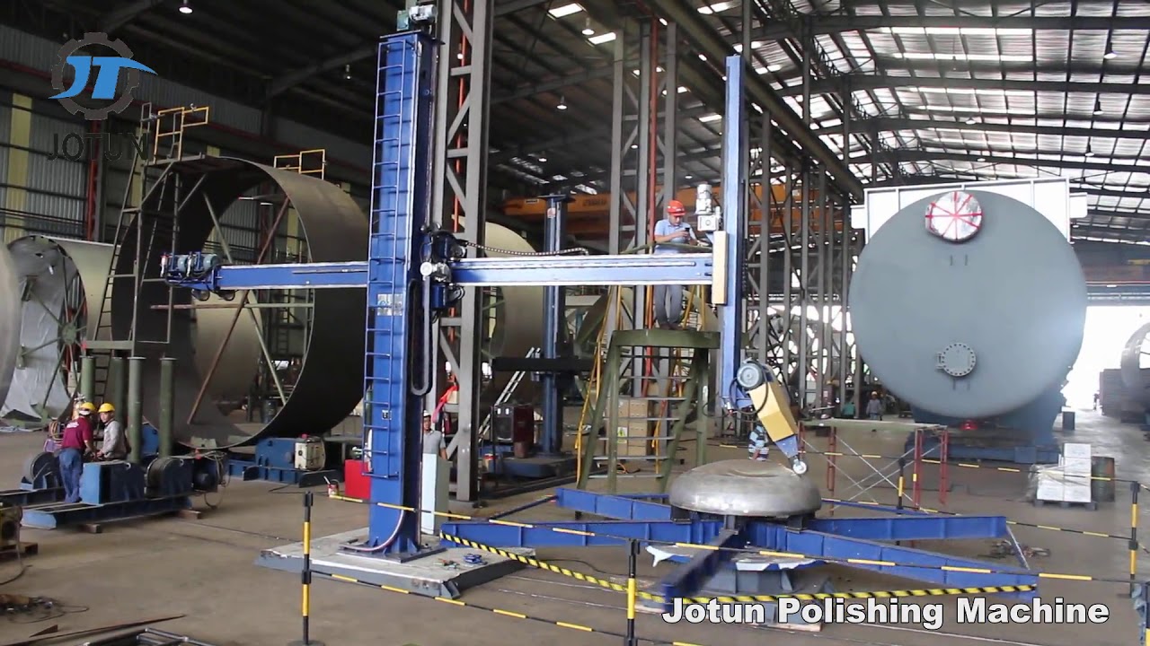 dish head polishing machine