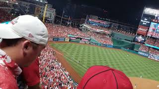 Nats Fans Go WILD for Juan! Historic 8th Inning wins Wild Card 2019.
