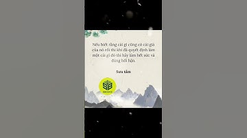 Ở đời, cái gì cũng có cái giá của nó