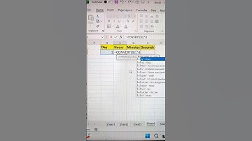 Excel Trick ‼️ Convert Day Into Hours, Minutes And Seconds 😳 #shorts #excelshorts #learn #bytetech