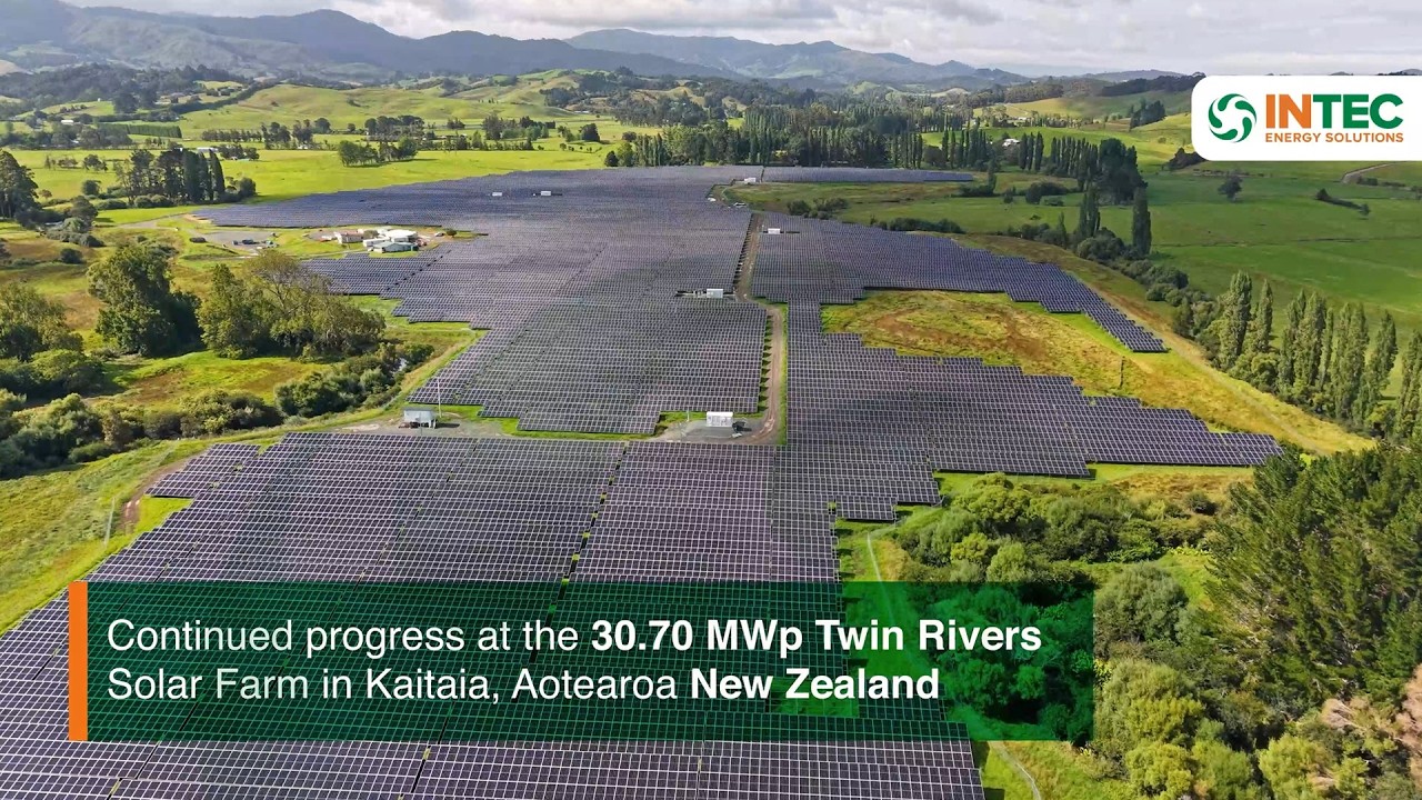 Twin Rivers Solar Farm in Kaitaia, Aotearoa New Zealand - YouTube