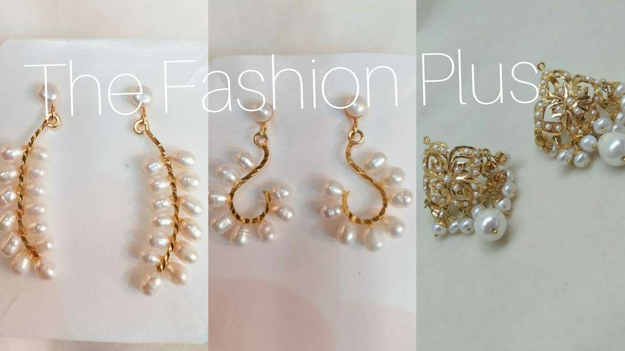 Pearls Earrings Designs In Pure Gold And Ear Pearls Earrings Designs In Pure Gold And Ear Studs