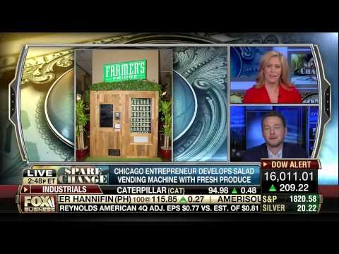 Luke Saunders, Founder of Farmer's Fridge, on Fox Business 