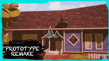 HELLO NEIGHBOR MOD KIT: PROTOTYPE REMAKE [V1.0.1] - I BROKE THE BASEMENT