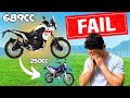 Do i regret downsizing tenere 700 to 250cc dual sport