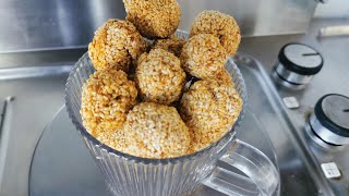 sesame caramélisé. avec seulement deux ingrédients