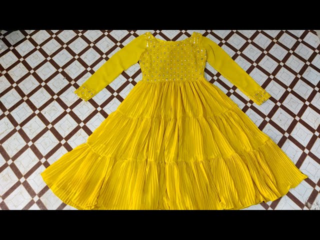 Pink Baby Girl Designer Net Frill Frock at Rs 250 in Kolkata | ID:  18997484062