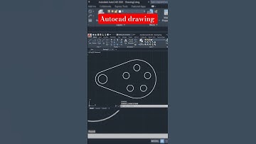 Autocad practice drawing mechanical | Autocad 2d drawing for beginners | #autocad @techstudybtech