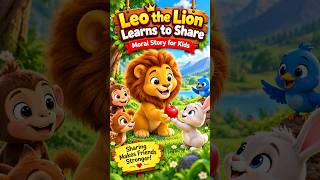 Leo the Lion Learns to Share  | Moral Story for Kids