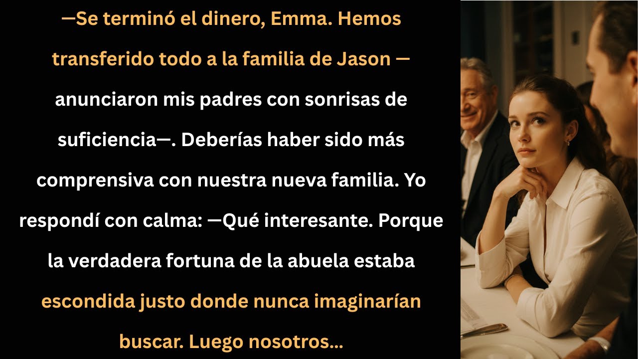 Mis padres me dijeron que el dinero se acabó… pero yo sabía un secreto que ellos jamás imaginaron.