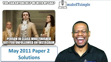 CSEC IT: May 2011 Paper 2 Solutions