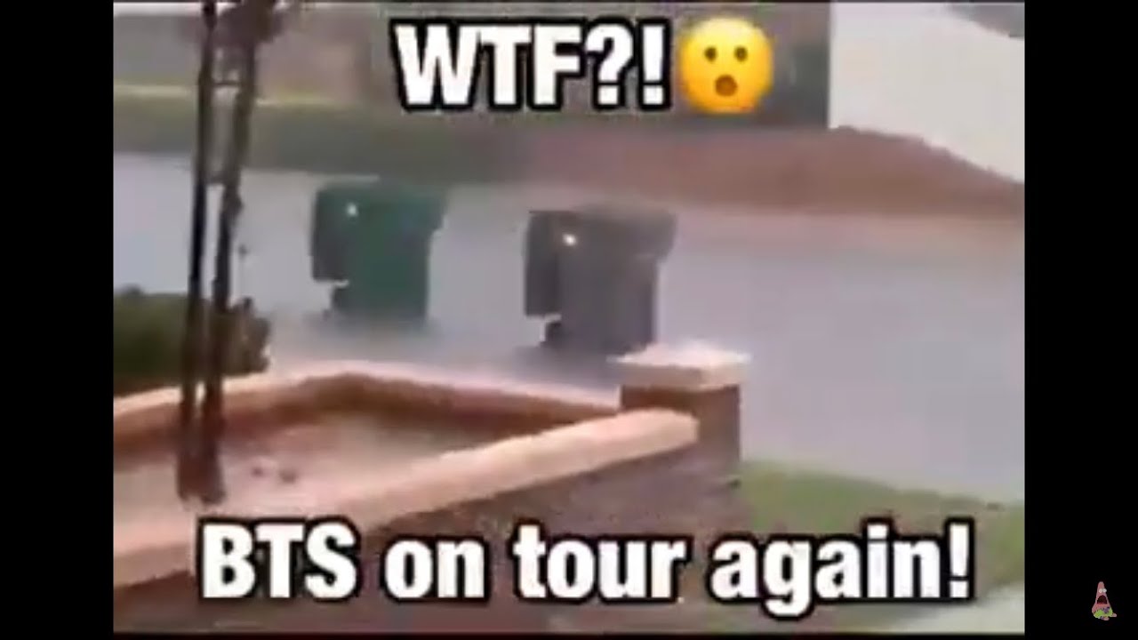 bts on tour meme