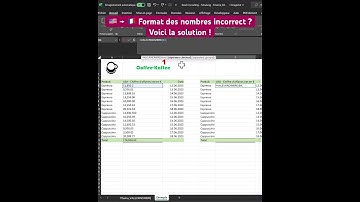 🇫🇷~ Format des nombres incorrect ? Voici la solution ! #excel