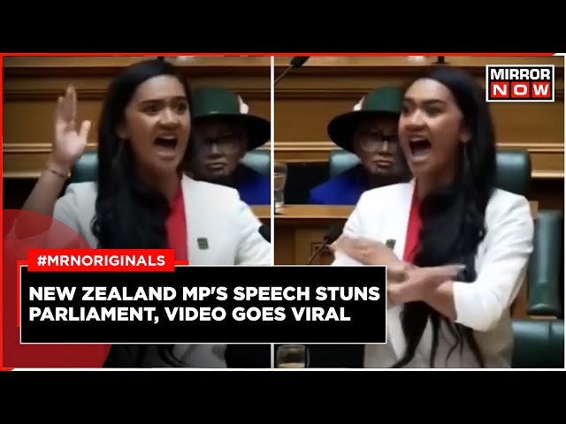 Viral Video | New Zealand's Youngest MP Makes Powerful First Speech, Performs Maori Haka | Latest class=