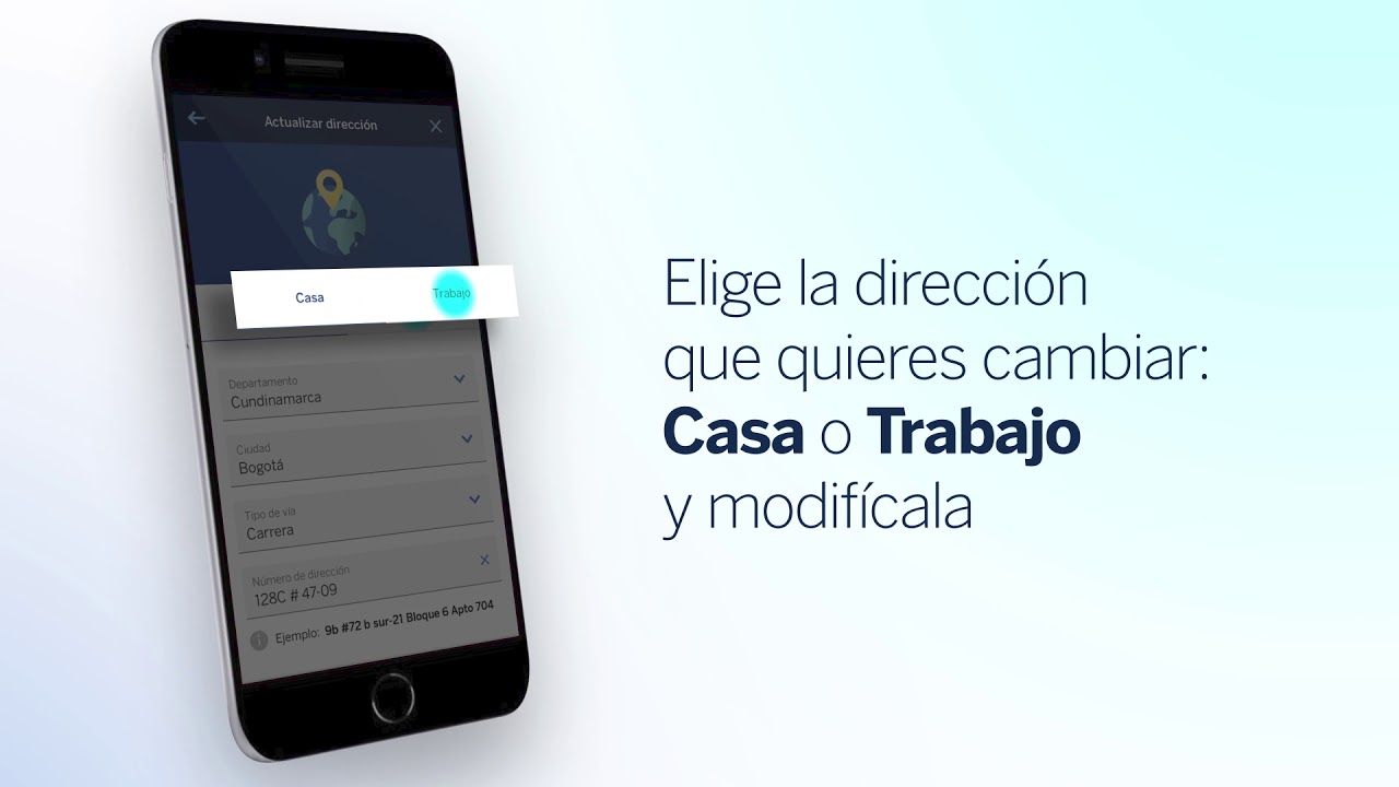Como Actualizar Mi Direccion En Bbva Movil Youtube