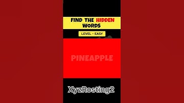 Find The Hidden Word