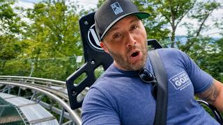 Traveling Backroads of Tennessee Into North Carolina - Backyard Terrors Dino Park & Alpine Coaster