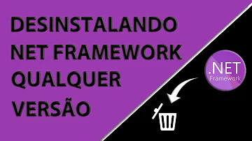 Como desinstalar o Framework no Windows 10?