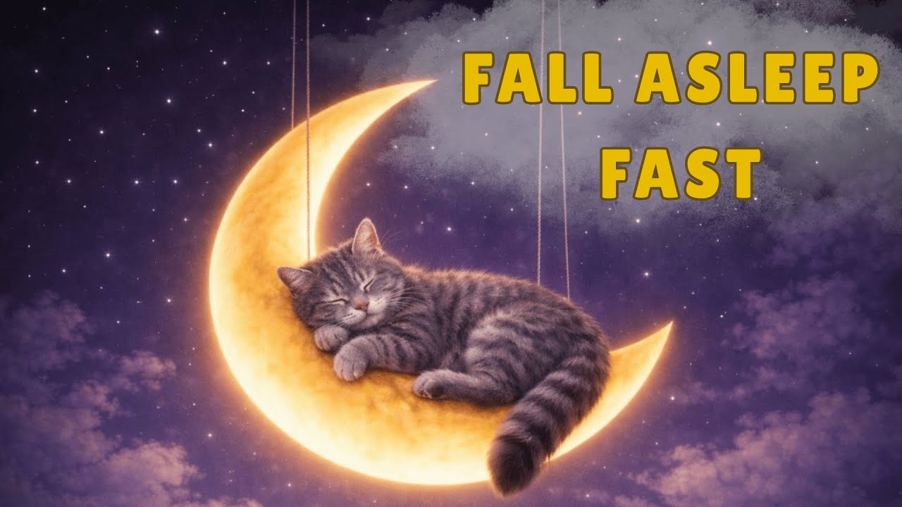 Deep Sleep Music 🌙 Fall Asleep in 1 Minute | Calm Night Ambience